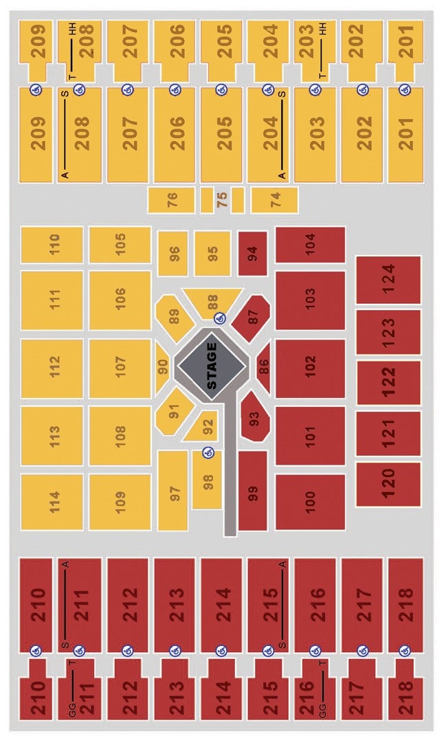 Alerus Center Seating Chart Metallica