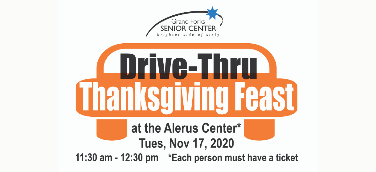 Grand Forks Senior Center's Drive-Thru Thanksgiving Dinner