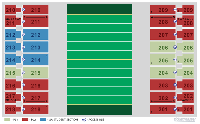 Alerus Center Football Seating Chart