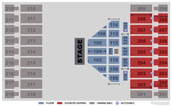 Alerus Center Seating Chart Metallica