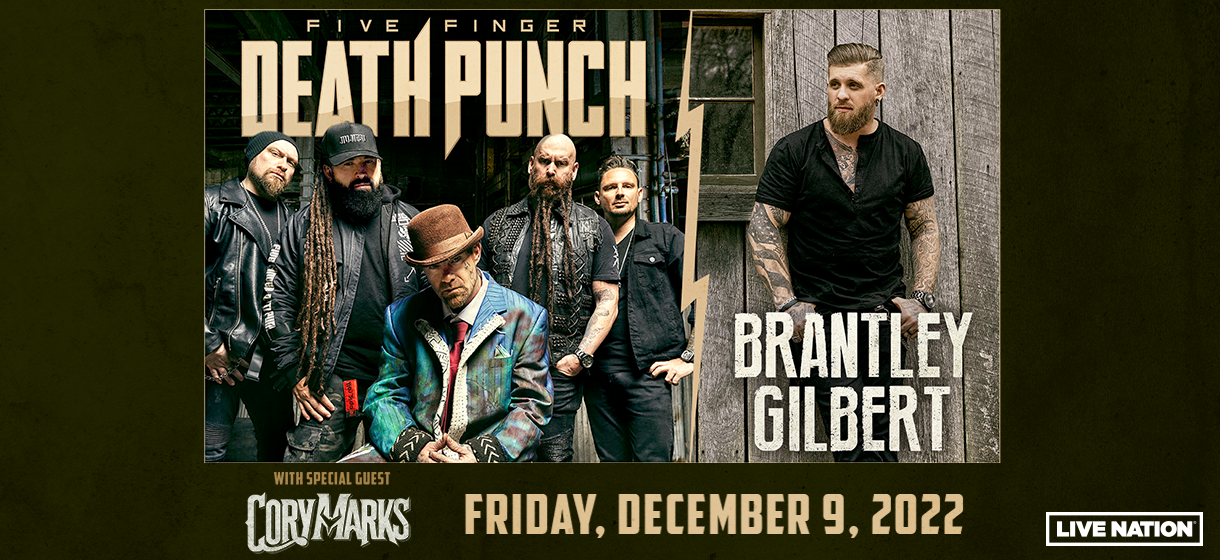 Five Finger Death Punch + Brantley Gilbert
